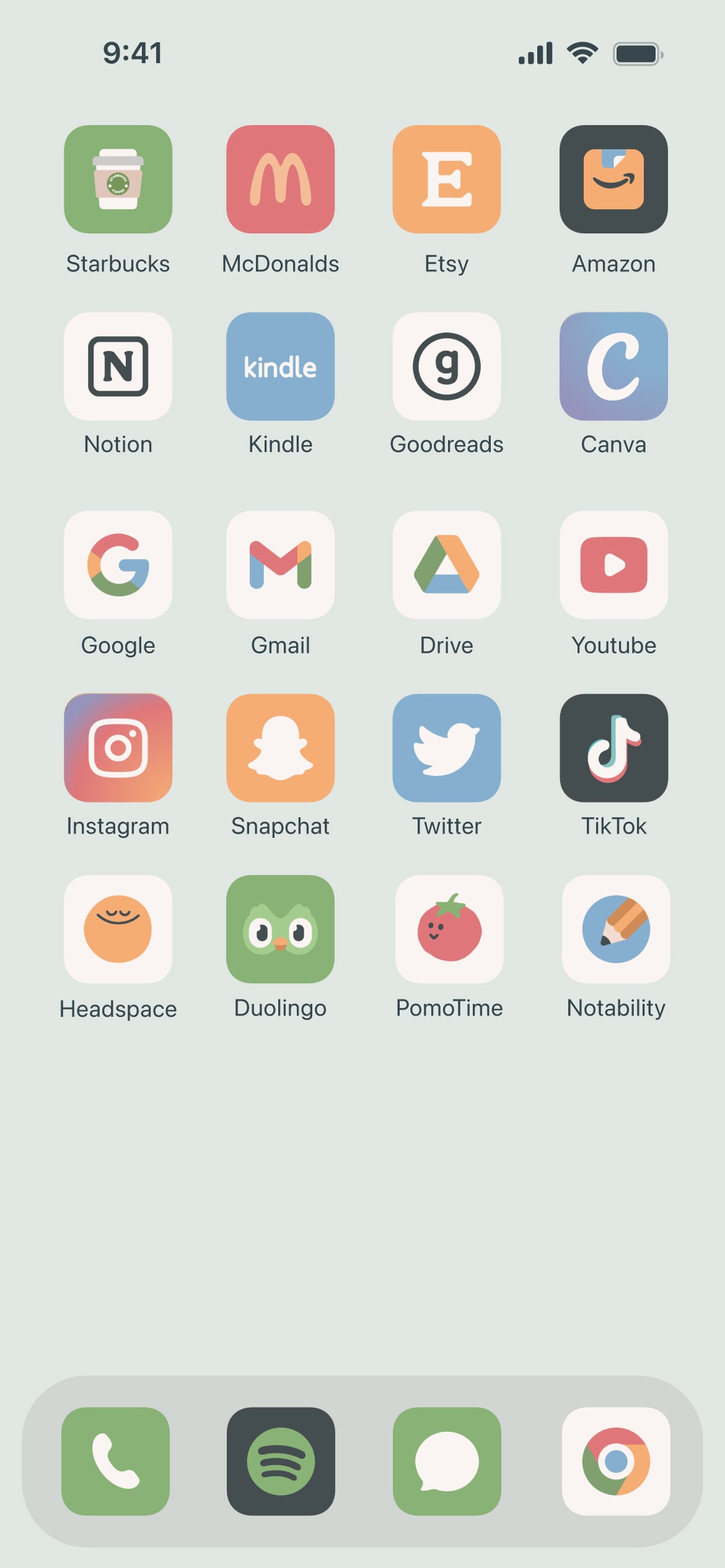 Pastel Aesthetic Icon Pack ♡ for iOS and iPadOS
